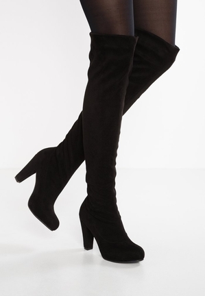 Bottes à Talons Anna Field High Noir Femme | AHT-9223498